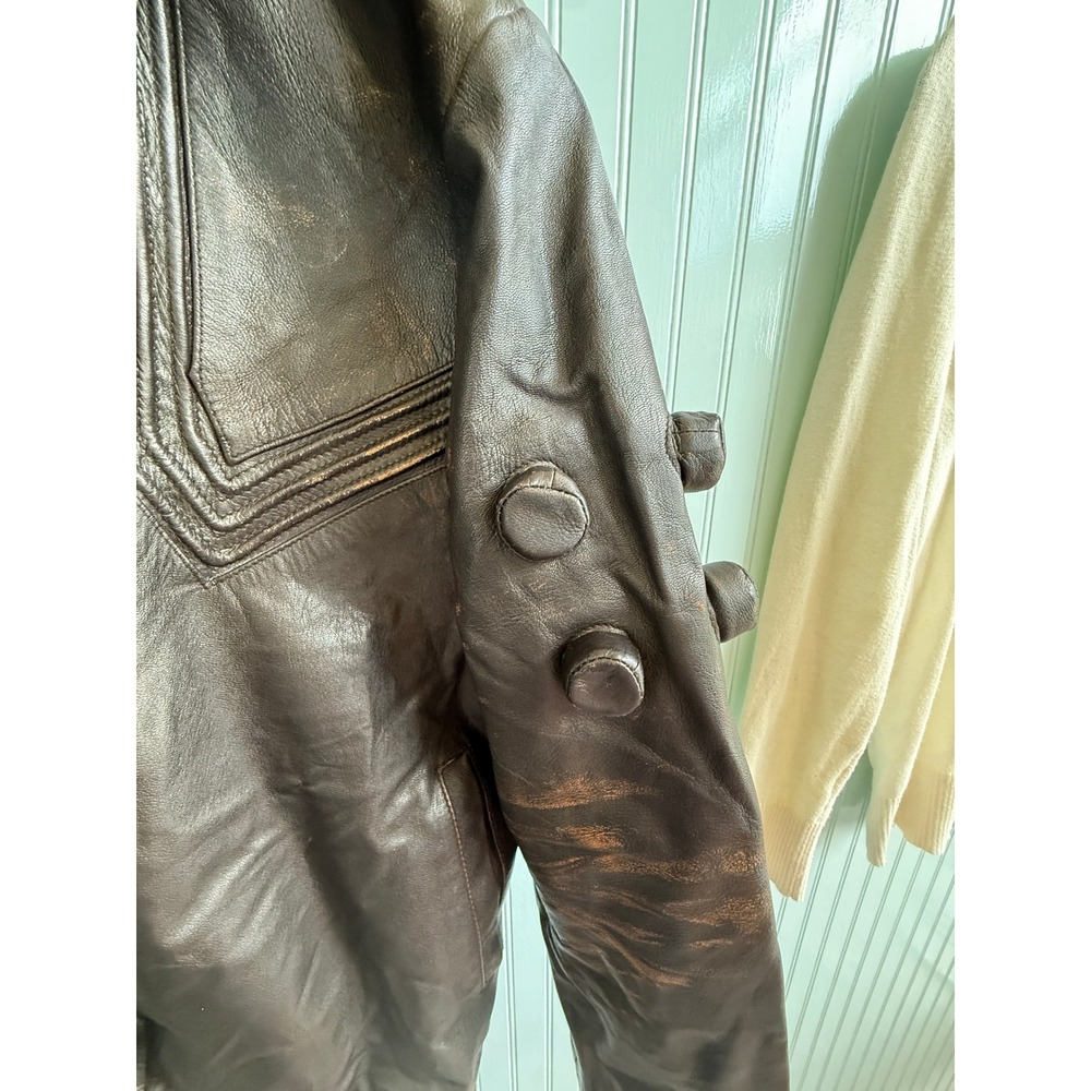 Overwatch Junkrat Steampunk / Cyberpunk Heavy Leather Jacket Size: XXL Bolts - Picture 9 of 13
